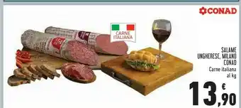 Conad Conad Salame Ungherese / Milano offerta