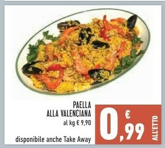 Conad Paella Alla Valenciana offerta