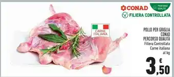 Conad Conad Pollo Per Griglia Percorso Qualita offerta