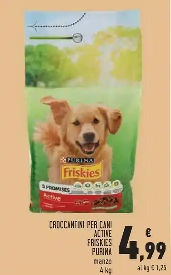 Conad Purina Croccantini Per Cani Active offerta