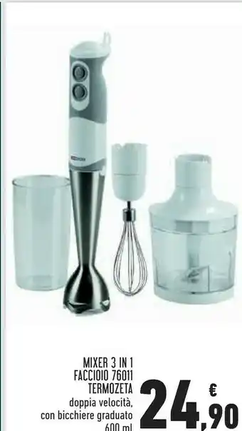 Conad Termozeta Mixer 3 In 1 Faccioio 76011 offerta
