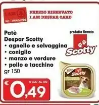 Despar Despar Scotty Patè offerta