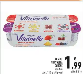 Conad Danone Yogurt Vitasnella offerta