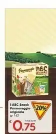 Despar Parmareggio L'ABC Della Merenda Con Formaggino 165 G(ml) offerta