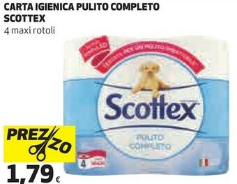 Coop Scottex Carta Igienica Pulito Completo offerta