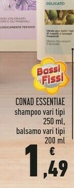 Conad Superstore Conad Essentiae Shampoo offerta