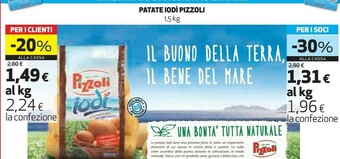 Coop Pizzoli Patate Iodì 1500 G(ml) offerta