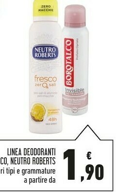 Conad Superstore Neutro Roberts Deodoranti offerta