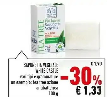 Conad Superstore White Castle Saponetta Vegetale offerta