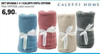 Coop Caleffi Set Spugna 1+1 100% Cotone offerta