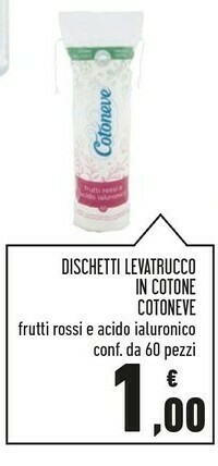 Cotoneve Dischetti Levatrucco In Cotone
