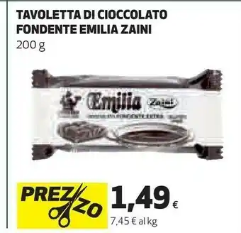 Coop Emilia zàini Tavoletta Di Cioccolato Fondente offerta