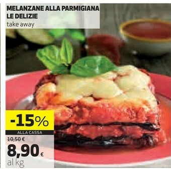 Coop Le Delizie Melanzane Alla Parmigiana offerta