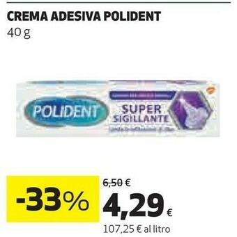 Coop Polident Crema Adesiva offerta