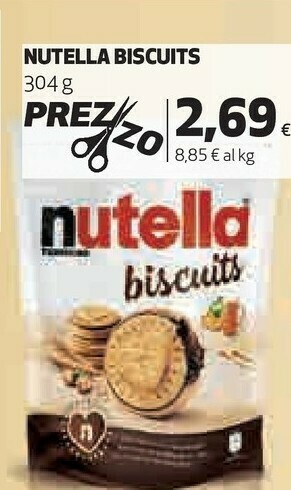 Coop Ferrero Nutella Biscuits offerta