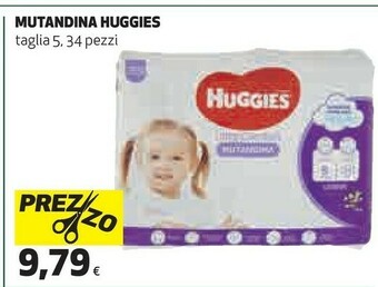 Coop Huggies Mutandina Taglia 5 offerta