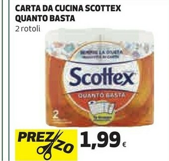 Coop Scottex Carta Da Cucina offerta