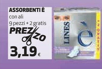 Coop Lines Assorbenti E Con Ali offerta