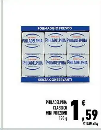 Conad City Mondelez Philadelphia Classico 150 G(ml) offerta