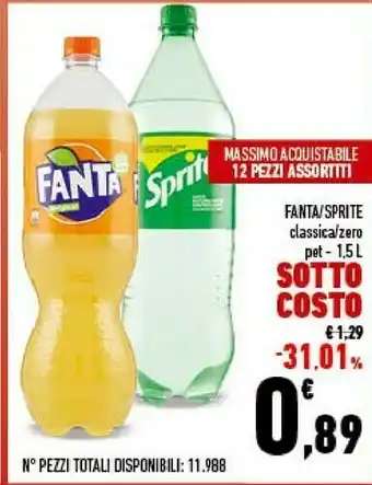 Conad City Sprite Classica/ Zero offerta