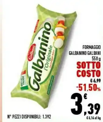 Conad Galbani No 550 G(ml) offerta