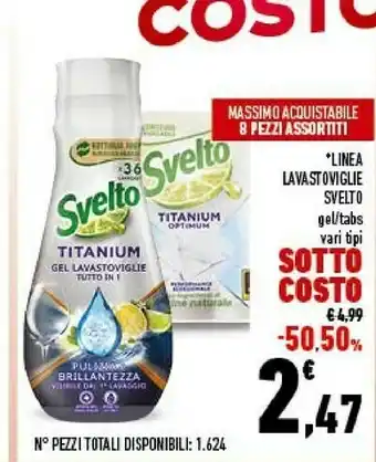 Conad Svelto Linea Lavastoviglie offerta