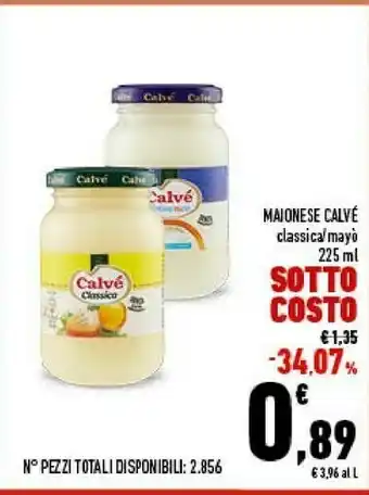Conad Calvè Maionese Classica 225 G(ml) offerta