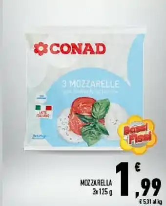 Conad City Conad - Mozzarella 375 G(ml) offerta