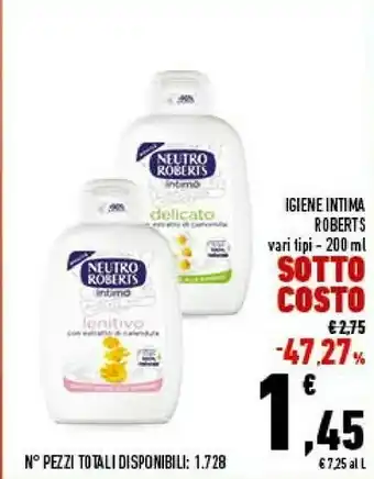 Conad City Neutro Roberts Igiene Intima offerta