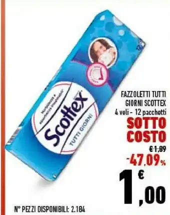 Conad City Scottex Fazzoletti Tutti Giorni offerta