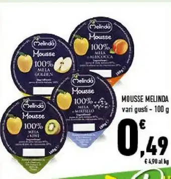 Melinda Mousse 100% Mela E Albicocca 100 G(ml)
