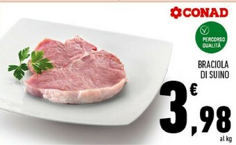 Conad City Braciola Di Suino offerta