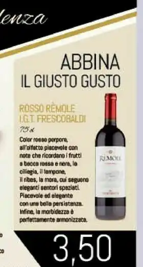 Frescobaldi Rosso Remole Igt
