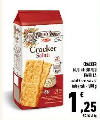 Conad City Mulino Bianco Sfoglia Di Grano Crackers Salati 500 G(ml) offerta