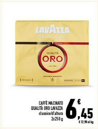 Conad Lavazza Caffe Macinato Qualita Oro offerta