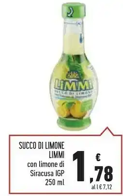 Conad Limmi Succo Di Limone Con Limone Di Siracusa offerta