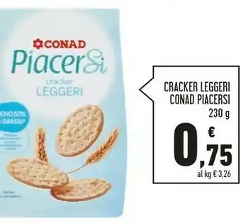 Conad Conad Piacersi Cracker offerta