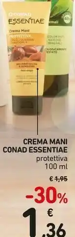 Conad Conad Crema Mani Essentiae offerta