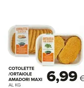 Oasi Amadori Maxi Cotolette/ Ortaiole offerta