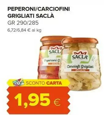 Oasi Saclà Peperoni/Carciofini Grigliati offerta