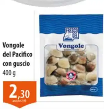 Vongole del Pacifico con guscio 400 g