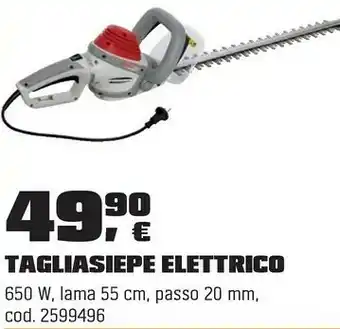 OBI TAGLIASIEPE ELETTRICO offerta