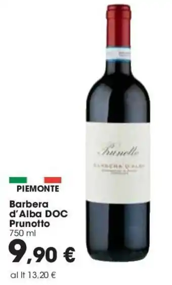 Carrefour Prunotto Barbera d'Alba DOC 750ml offerta