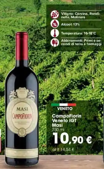 Carrefour Masi CampoFiorin Veneto IGT 750ml offerta