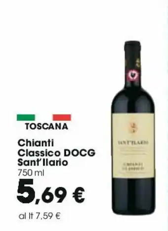 Carrefour Sant'llario Chianti Classico DOCG 750ml offerta