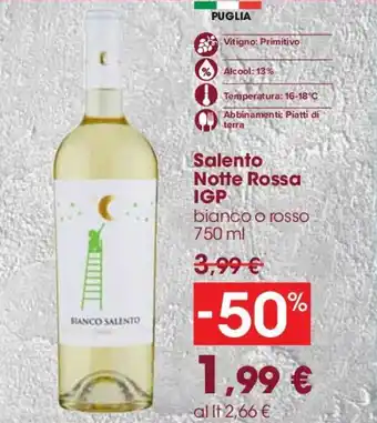 Carrefour Salento Notte Rossa IGP 750ml offerta