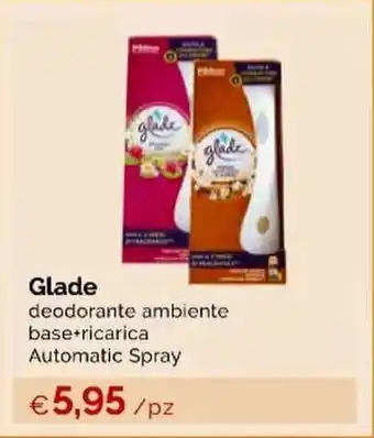 Prodet Glade deodorante ambiente base+ricarica Automatic Spray offerta