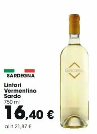 Carrefour Lintori Vermentino Sardo 750ml offerta