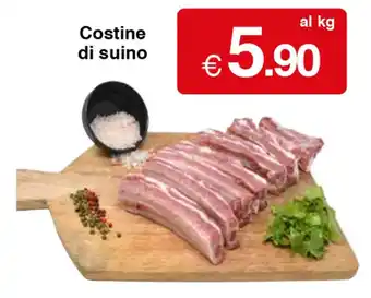 Sì con te Costine di suino offerta