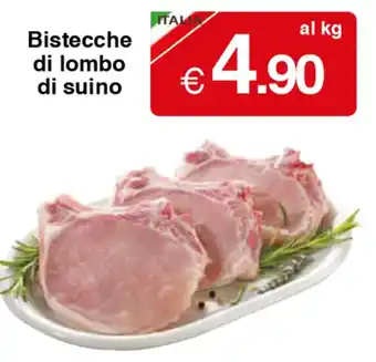Bistecche di lombo di suino